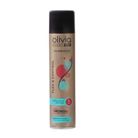 Hair varnish Super -lung fixation Olivia Expert Pro moving styling, 300 ml