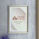 Photo frame Pine C15 21x30 cm, silver + gold (plastic screen)