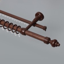 Binide cornice 200 cm, d = 2.8 cm, walnut