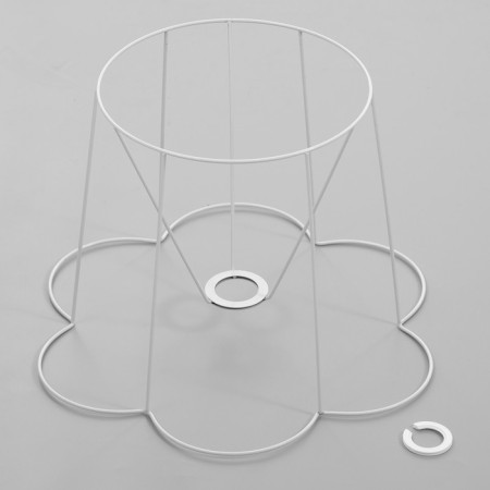 The frame of the lampshade for the desktop lamp "Silhouette" E27/E14 40x40x28cm