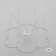 The frame of the lampshade for the desktop lamp "Silhouette" E27/E14 40x40x28cm
