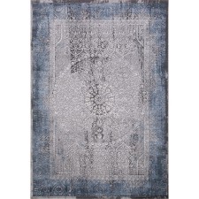 Rectangular carpet Karmen Hali Armina, size 240x500 cm, color Blue/Blue