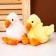 Soft toy "duck", on a key fob, 13 cm, mix color