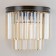 Sconces Citilux "Martin" CL332322, 35x33 cm, 1x60W, E14, brown color