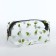Lightning cosmetic bag, transparent/green color