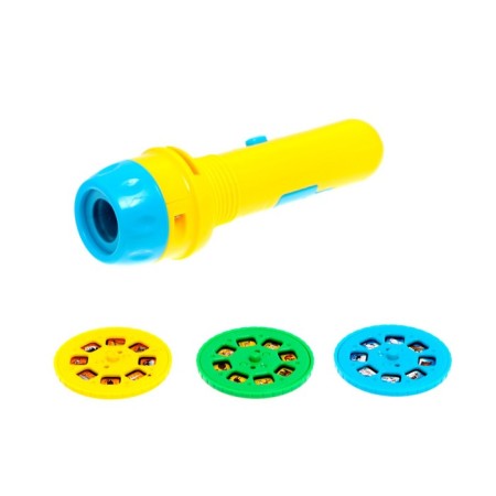 Game set with a projector and figures "Funny animals"-2