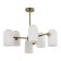 Ceiling EVOLUCE lamp. Sle1047-302-06. Nobilia. 6x40 watts, E14, 72.5x72.5x52.5 cm, bronze color