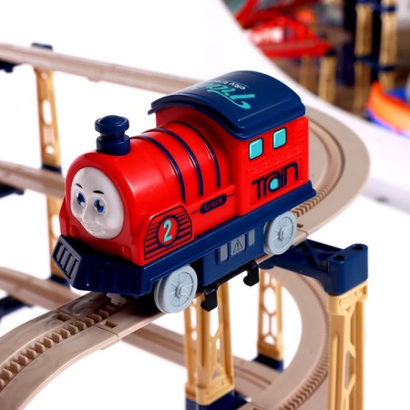 Railway "City", works from batteries-8
