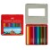 Pencils 24 colors Faber-Castell "Castle", hexagonal case, sharpened, in a metal box