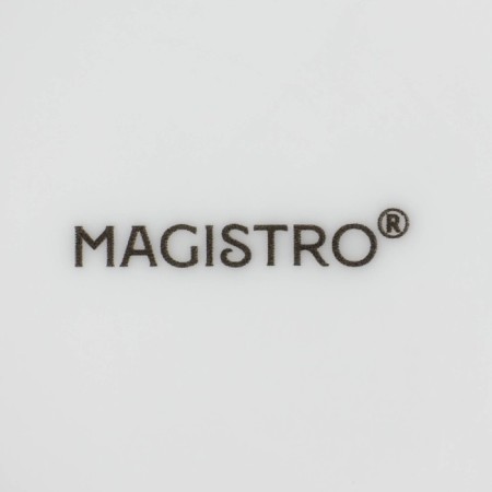Baking form of heat -resistant ceramics Magistro White Gloss, 2.5 l, 34 × 22 × 6.5 cm-6