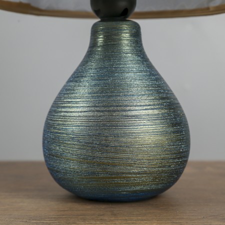 Lamp table ceramics "Golden Sand" E27 220V 30x20x20 cm Risalux-3
