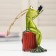 Souvenir Polystone Lac "Frog-Traveler Self-Self" 12x6.5x7 cm