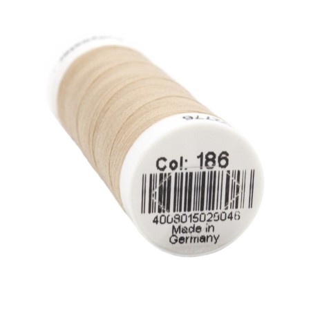 SEW-HALL thread for all materials, 200 m, 748277 (186 cream-brown)-1
