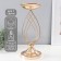Summary Metal for 1 candle d = 15 cm "graph" gold 15x15x39.5 cm