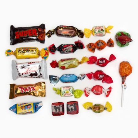 New Year. Gift set of sweets "snakes" with a game and animation, 200 g-4