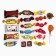New Year. Gift set of sweets "snakes" with a game and animation, 200 g
