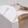 Box under the bento-port with a window, white, 15 × 15 × 18 cm