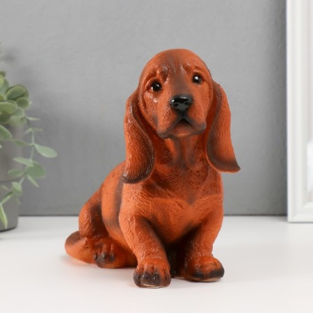 Piggy bank "Dachshund" height 17.5 cm, width 10 cm, length 23 cm-1