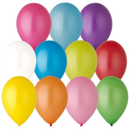 Shar Latex 10 ", pastel, set of 500 pcs., Mix color-2