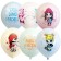 Shar Latex 12 "Baby Girls, Pastel, Macaruns, set 25 pcs.