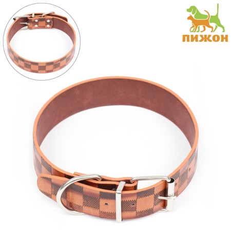 Collar 64 x 3.5 cm, Osh 47-57, brown