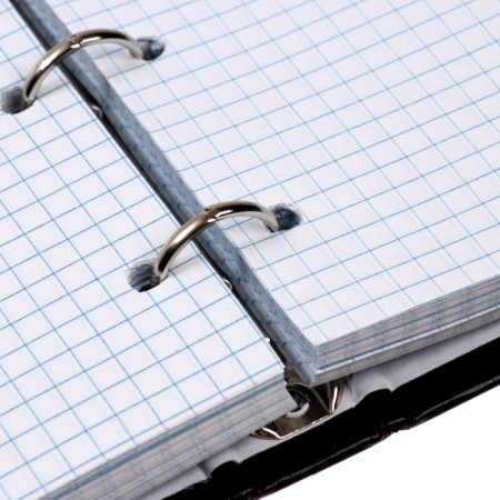 Notebook on rings, 160 sheets in the Play The Game cage, hard cover, glossy lamination, with a change of block-4