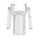 T-holder T-S for plastic frames, 5.5 × 2.5 × 3, the color is transparent
