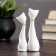 Figure "Love Cats" set 2 pcs white 3x3x11 cm