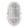 Lamp NBP 01-60-002 UK, E27, 60 W, 230 V, IP53, with a lattice, white
