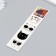 Tattoo on the body black "Cool cats" 20.8x4.7 cm