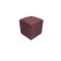 Puff with a lid and weighting, 400 × 400 × 420 mm, Savana plus matting, Dimrose color