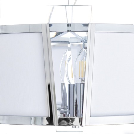 Suspended chandelier Arte Lamp Grato A4079LM-6CC, E14, 6x40 W, 55x55x22 cm, Chrome-4