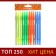 A set of handles, balls 12 pieces, rod 0.7 mm, blue, neon case