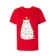 Women's T -shirt "Cat", red color, size 54