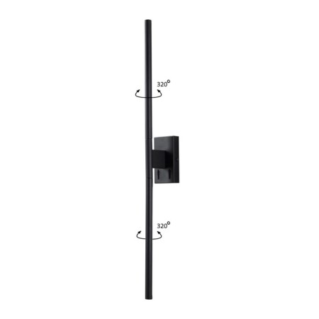 Bra Crystal Lux, Largo 0780/412, LED, 2x6 W, 76x7 cm, black color