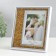 Photo frame glass 10x15 cm "Broken glass" gold 15x17.5 cm