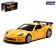 Metal Metal Chevrolet Corvette C6-R, 1:32, doors, inertia, yellow color open