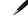 Gift handle, ball "boss" in the leatherette case, rotary, black with gold