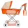 Puppet stroller No. 4, Orange color with beige