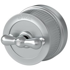 Single-valve switch WL19-01-03, retro, matte chromium