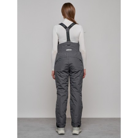 Semicunners of women's winter, size 44, dark gray color-3