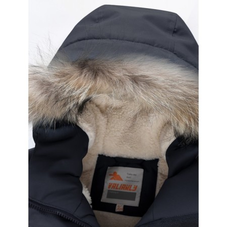 Winter park for a boy, height 140 cm, black color-3