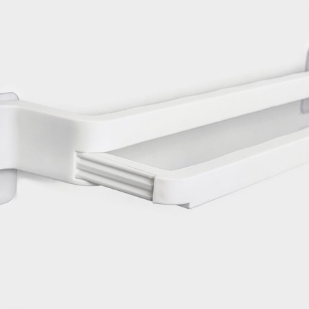 Holder for towels on Velcro Dolyan, 53 cm, white color-4