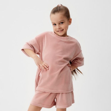 Kid for children (T-shirt, shorts) KAFTAN PLUSHY R.32 (110-116), pink-2