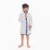A robe for the boy was anchored, white, height 116 cm