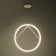Salerno lamp "LED 60W 3000-6000K with a white-gold 50x50x100 cm