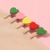Brongs for sewing "with heart", 3.5 × 2 × 1 cm, 10 pcs, color colorful color