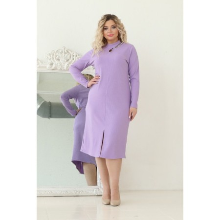 Female dress, size 56, purple color-10