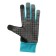 Garden gloves, polyester, without covering, with dots, size 7, gray, gardena