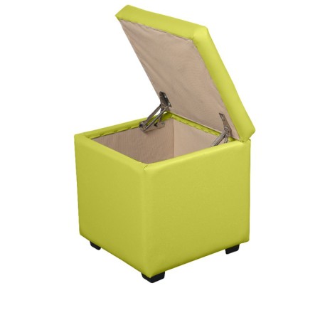 Puff Riga 400x400x430 Lime gloss-1